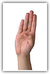 sign language B